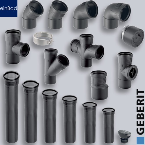 Geberit silent abflussrohr - silent-pp,